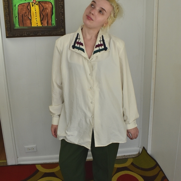 Vintage Tops - Vintage Joyce Buttondown
Blouse